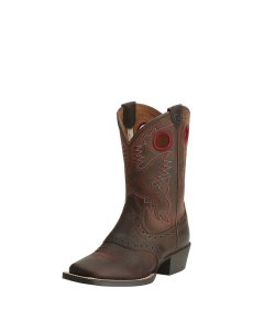 Ariat Heritage Roughstock Western Boot Brown Oiled Rowdy | VTKGWY-624