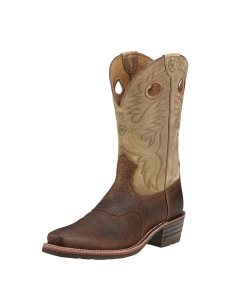 Ariat Heritage Roughstock Western Boot Earth | WAPCKL-289