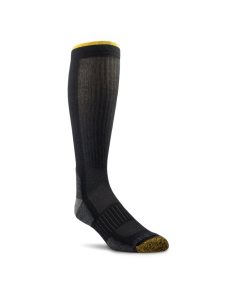 Ariat High Performance Mid Calf Tek Work Sock 2 Pair Pack Black | AOYXCD-914