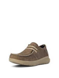 Ariat Hilo Stretch Brown Canvas | GUETQM-601