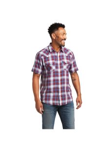 Ariat Hollis Retro Fit Shirt Garnet | FQVHPE-896