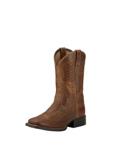 Ariat Honor Western Boot Distressed Brown | KFTUIB-854