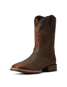 Ariat Hybrid Fly High Western Boot Distressed Brown | TKVPRF-458