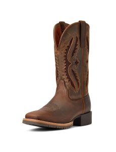 Ariat Hybrid Rancher VentTek 360 Western Boot Distressed Tan/ Truffle | USWFCJ-421