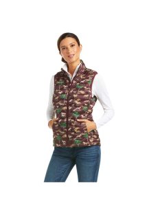 Ariat Ideal 3.0 Down Vest Pasture Print | EUKYSD-973