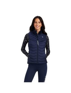 Ariat Ideal Down Vest Navy Eclipse | XAWFQB-184