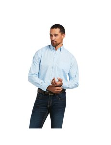 Ariat Jai Classic Fit Shirt Cerulean | DYWUAJ-325