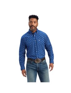 Ariat Jai Classic Fit Shirt Royal Sapphire | RCXTSO-956