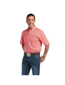 Ariat Keaton Stretch Classic Fit Shirt Poppies | KUXJZL-127