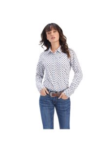 Ariat Kirby Stretch Shirt Township Print | IFKDAC-145