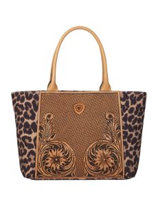 Ariat Leopard tote bag Tan | ZXLYJD-130