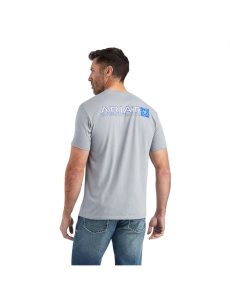 Ariat Linear Octane T-Shirt Stone Heather | YLKMEJ-072