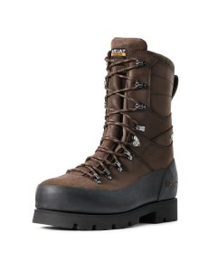 Ariat Linesman Ridge 10' GORE-TEX Composite Toe Work Boot Bitter Brown | ITQSRB-796