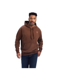 Ariat Logo Hoodie Chestnut | PNYEQJ-203