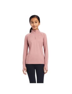 Ariat Lowell 2.0 1/4 Zip Baselayer Nostalgia Rose | ZXYEUV-491