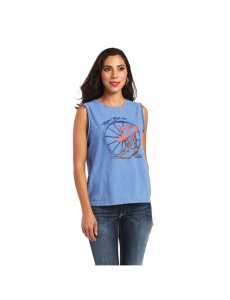 Ariat Mama Tee Reykjavik Blue | CYFESU-298