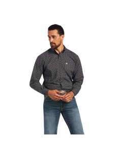 Ariat Max Classic Fit Shirt Black | TOLHIQ-698