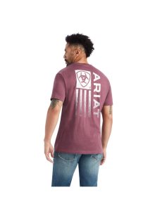 Ariat Minimalist T-Shirt Burgundy Heather | YGMFLP-981