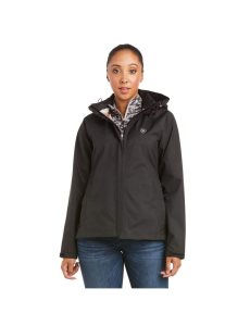 Ariat Packable Waterproof Jacket Black | JDATSG-924