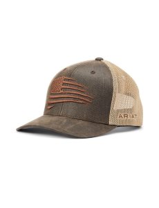 Ariat Patriot Flag Cap Brown | DSWOMY-072