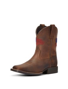 Ariat Patriot II Western Boot Distressed Brown | CMLFJO-209