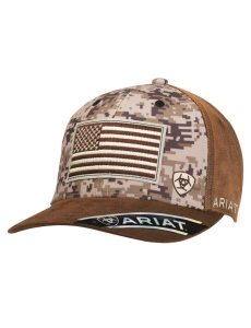 Ariat Patriot Snapback Cap Brown | EQOFYH-792