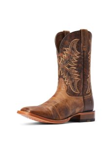 Ariat Point Ryder Western Boot Dry Creek Tan | ARMKZN-025