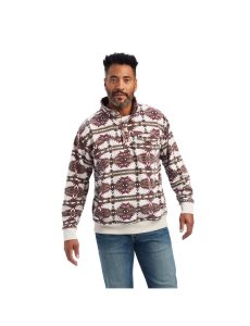 Ariat Printed Overdyed Washed Sweater Pure Cashmere Southwest | FTGKJY-027