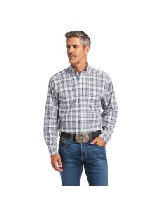 Ariat Pro Series Brady Classic Fit Shirt White | SMIAYU-473