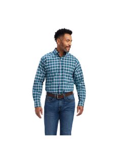 Ariat Pro Series Brantleigh Stretch Classic Fit Shirt Jelly Bean | HFLTEQ-563