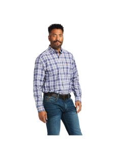 Ariat Pro Series Diego Classic Fit Shirt Blue Indigo | BACQXS-286