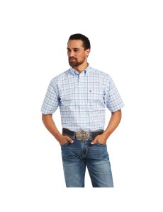 Ariat Pro Series Finnick Stretch Classic Fit Shirt Windsurfer | RVXWAH-641