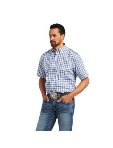 Ariat Pro Series Fred Classic Fit Shirt White | DRCSZN-510