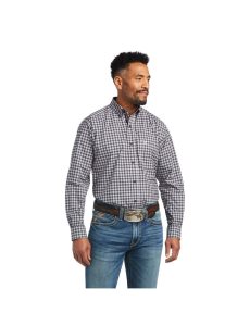 Ariat Pro Series Michael Stretch Classic Fit Shirt Black | SDJFIZ-470