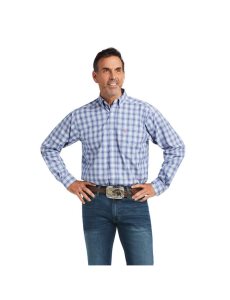 Ariat Pro Series Quanah Classic Fit Shirt Bright Cobalt | VFZNIU-187