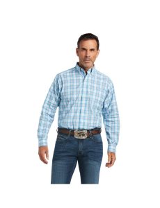 Ariat Pro Series Quimby Classic Fit Shirt Bachelor Button | SXUZGD-829