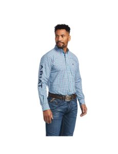 Ariat Pro Series Team Shay Fitted Shirt White | PWAGNK-352