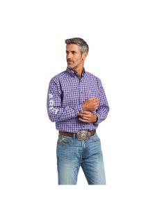 Ariat Pro Series Team Slane Classic Fit Shirt Purple Dawn | UMEHYL-864