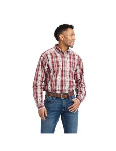 Ariat Pro Series Wilfred Classic Fit Shirt Snow Bunting | GKOPFB-981