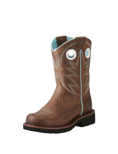 Ariat Probaby Western Boot Distressed Brown | CFPQJE-970