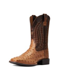 Ariat Quantum Primo Western Boot Ranger Full Quill Ostrich | BSMYAR-074