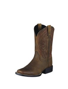 Ariat Quickdraw Western Boot Distressed Brown | TOKMVP-057