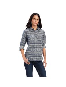 Ariat REAL Billie Jean Shirt Nightrider Jacquard | YXZBAQ-047