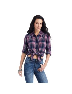 Ariat REAL Billie Jean Shirt Sweetness Plaid | VMZWKG-845