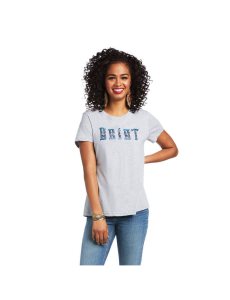 Ariat REAL Kinship Tee Heather Grey | FOHQJP-973