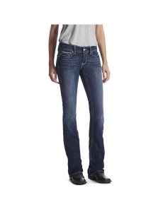 Ariat R.E.A.L. Low Rise Stretch Rosy Whipstitch Boot Cut Jean Lakeshore | LUSVPI-253