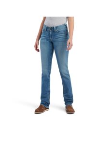 Ariat R.E.A.L. Mid Rise Arrow Fit Esmeralda Boot Cut Jean Delaware | KOSNEJ-065