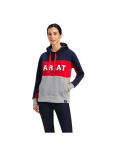 Ariat Rabere Team Hoodie Navy | UJPDYC-159