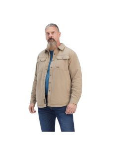 Ariat Rebar Classic Canvas Shirt Jacket Rebar Khaki | EJIQXA-910