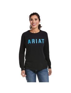 Ariat Rebar CottonStrong Block T-Shirt Black | VMJGWF-064